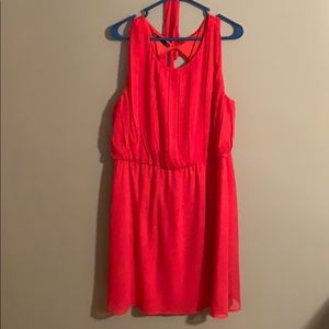 Coral dress